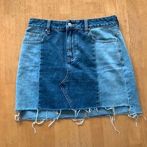 PacSun Denim Mini Skirt